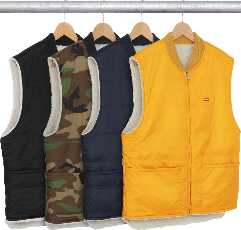 Sherpa Fleece Reversible Work Vest